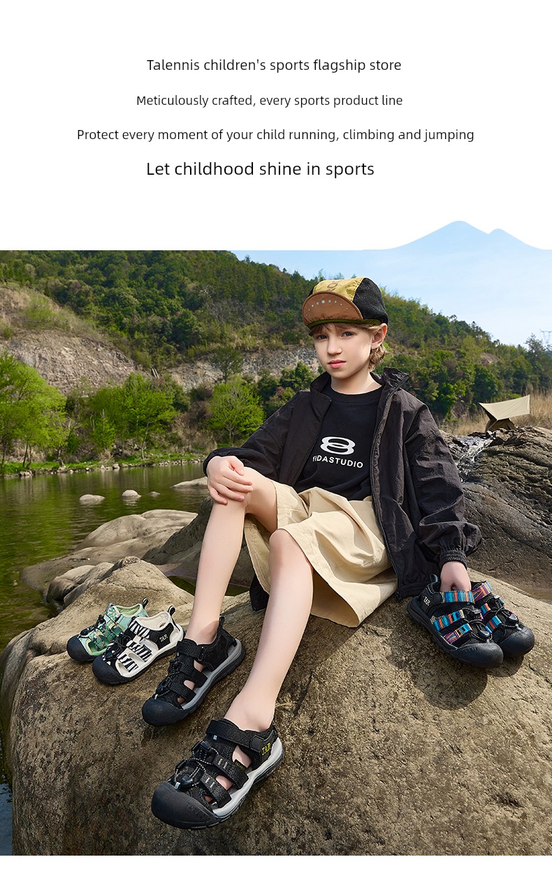 Tyrannis New Summer Sandals for Children, Outdoor Sports Shoes for Boys, Breathable Non-Slip Shoes for Girls, Water Shoes for Girls — 3