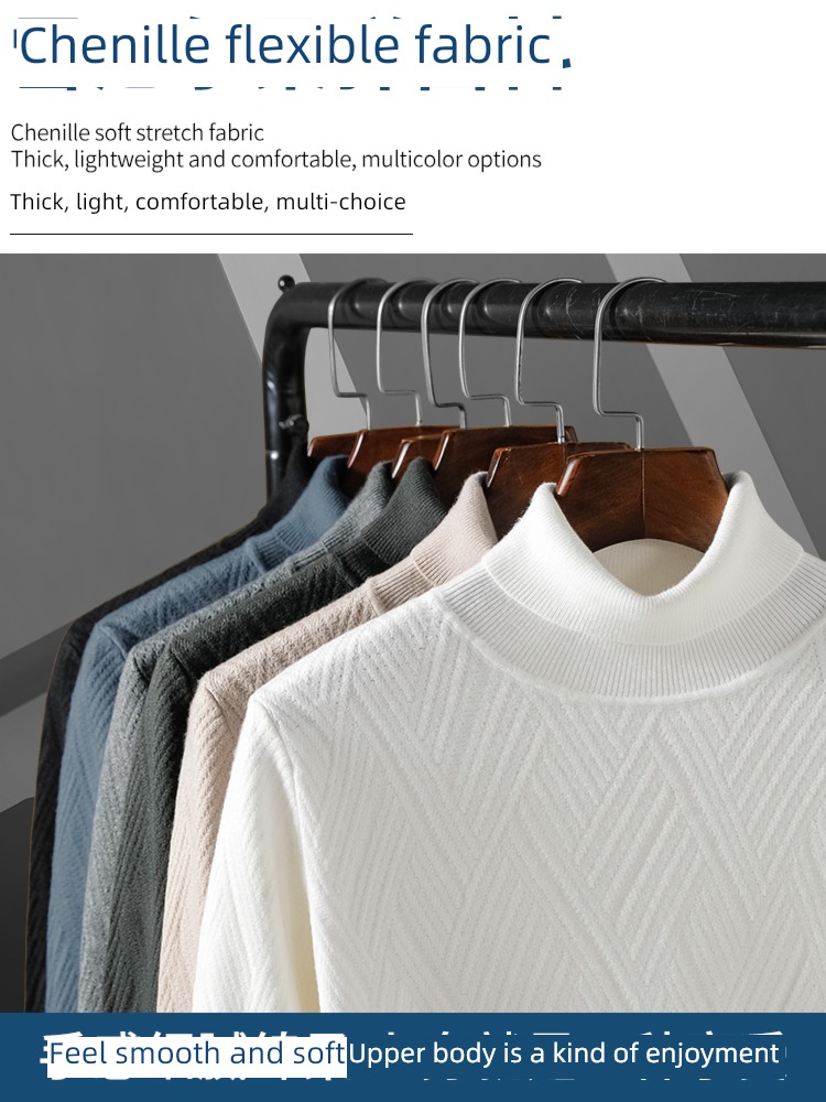 2 piece keep warm Cashmere Undershirt clothing High collar sweater