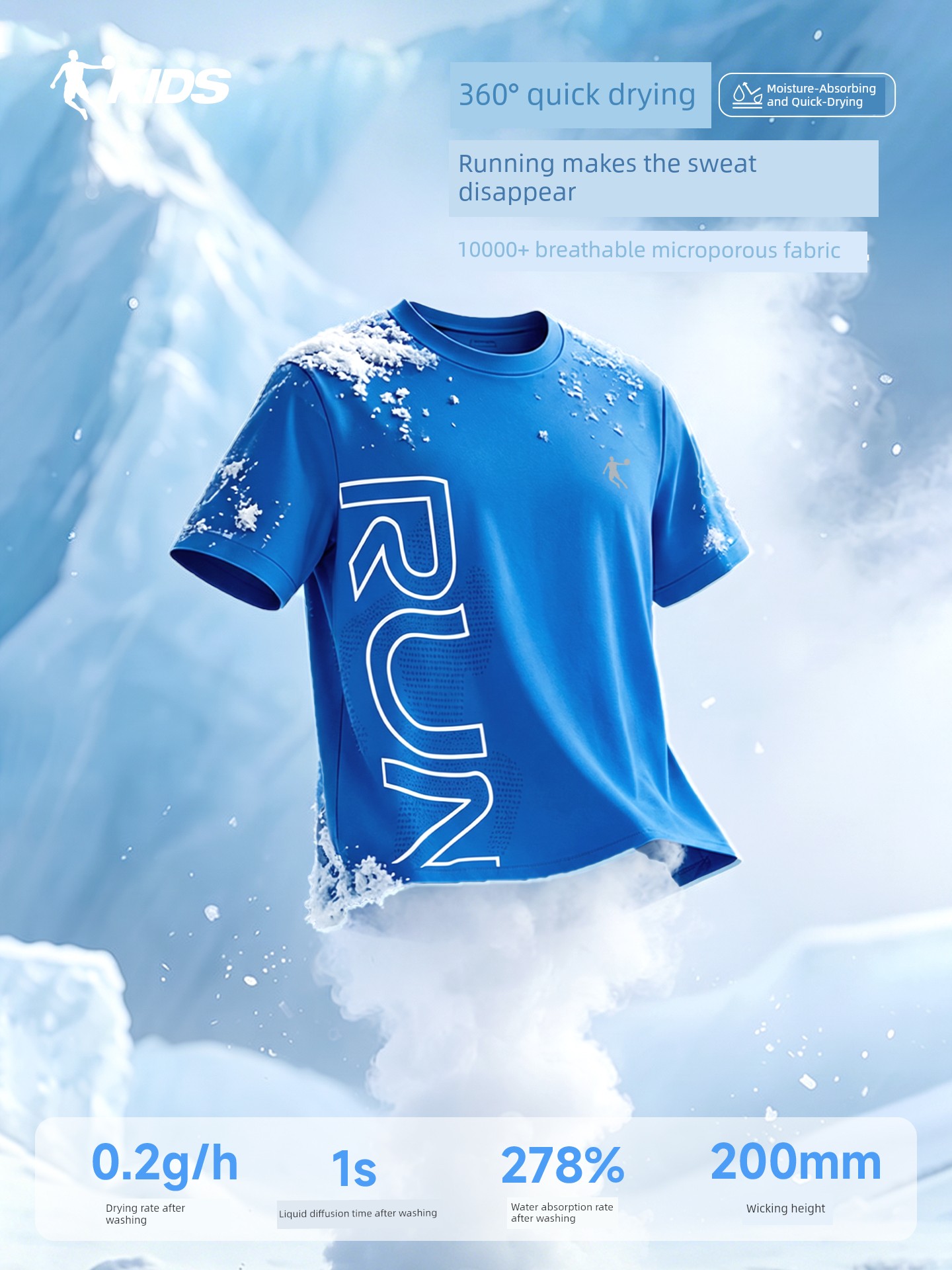 Jordan Kidsren's Clothing Boys' Short-Sleeved T-Shirt Kidsren's Summer Quick-Drying Clothing 2026 Summer New Big Kidsren's Clothing Sports Short T-Shirt