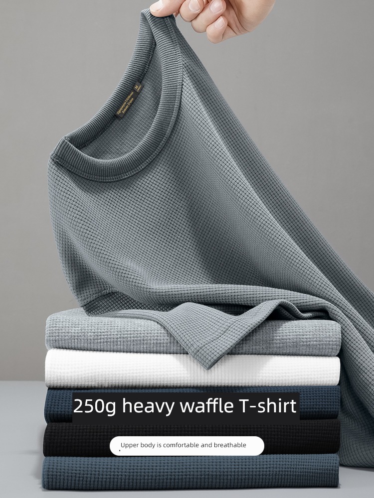 Pounds 250g man breathable Ice feeling tide Short sleeve T-shirt