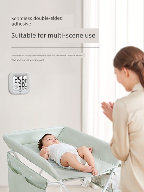 Mini thermometer, car-mounted high-precision household thermometer, precision baby room hanging laboratory special industry