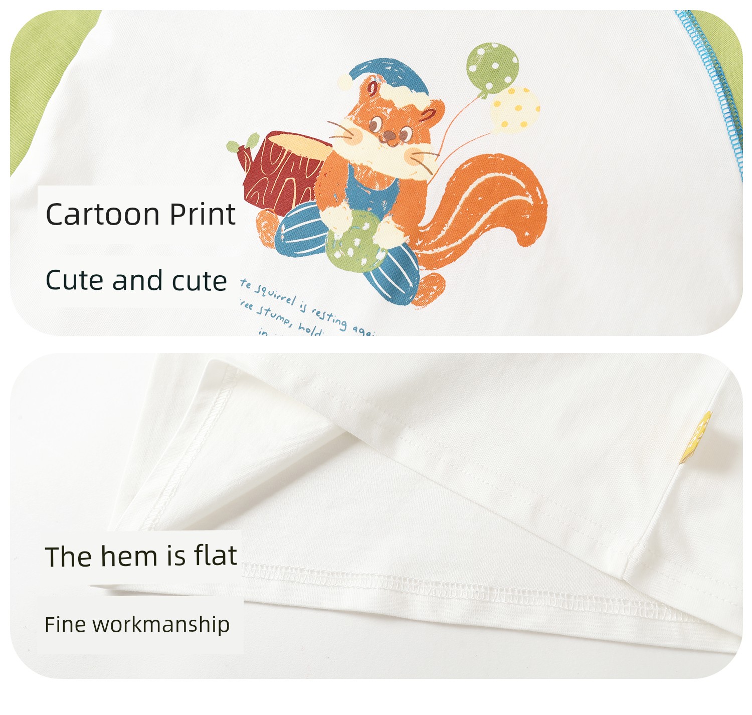 Kaka Panda Children's Long-Sleeve T-Shirt Spring Outfit for Boys, Spring Base Shirt, Baby Clothes, Girls' Toddler Clothing Top — 10