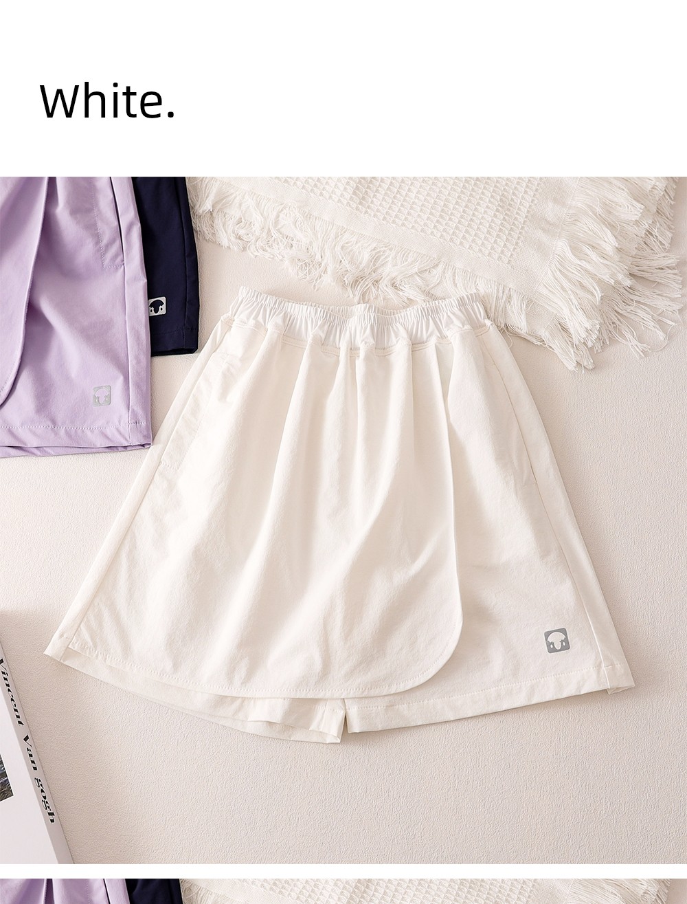 Girls' Shorts Summer 2026 New Style Children's Sports Skirt Pants for Older Girls Stylish Quick-Dry Five-Point Wide-Leg Hot Pants Thin — 21
