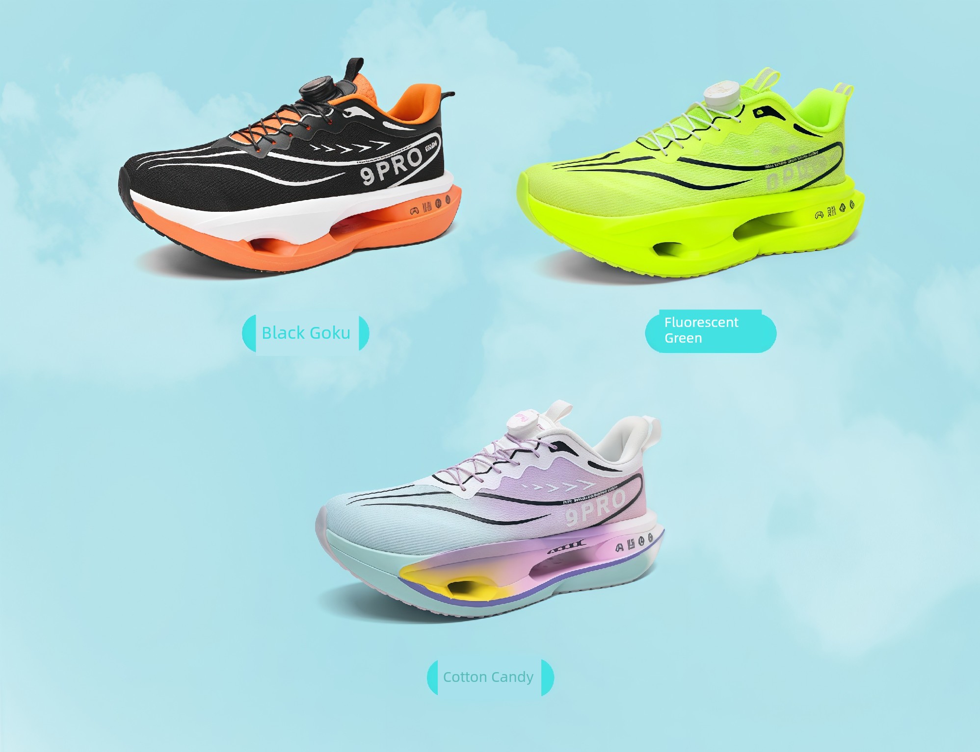 Red Rabbit 9 Pro Children's Shock-Absorbing Sports Shoes, New Autumn Model, Student-Specific Running Shoes, Button Running Shoes for Older Boys — 7