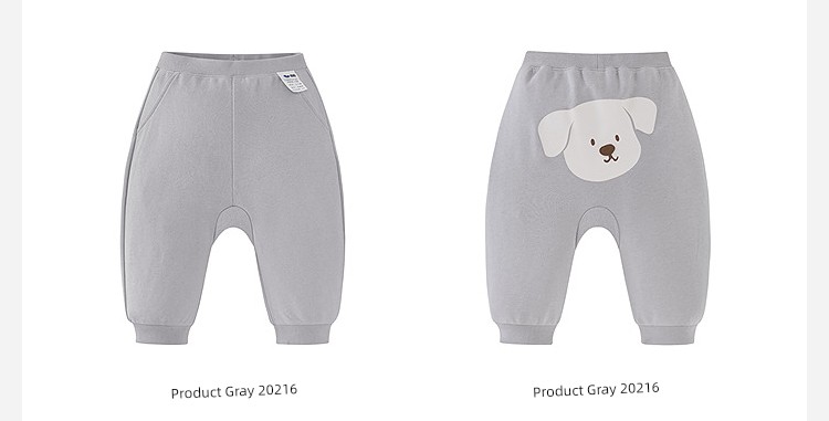 [Butt Pants] Mini Balabala Baby Pants for Boys and Girls 2026 Autumn/Winter Fleece-Lined Cute Infant Pp Pants — 28