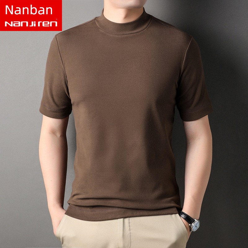 NGGGN Derong keep warm Half sleeve Autumn clothes T-shirt