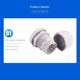 Nylon waterproof joint wire seal fixing head m20 lock pg11/21/16/9/7 cable joint threading