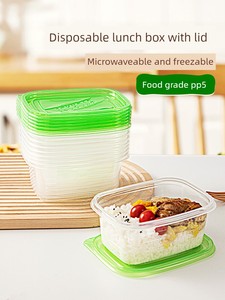 Disposable Lunch Box, Food-Grade Lunch Box, Bowl and Chopsticks, Microwaveable, Lunch Box for Office Workers, Fruit Pres