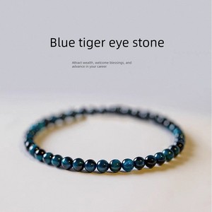 Outlet Store Clearance, Bargain Hunting, Fashionable Blue Tiger Eye Stone Bracelet, Women's Accessories