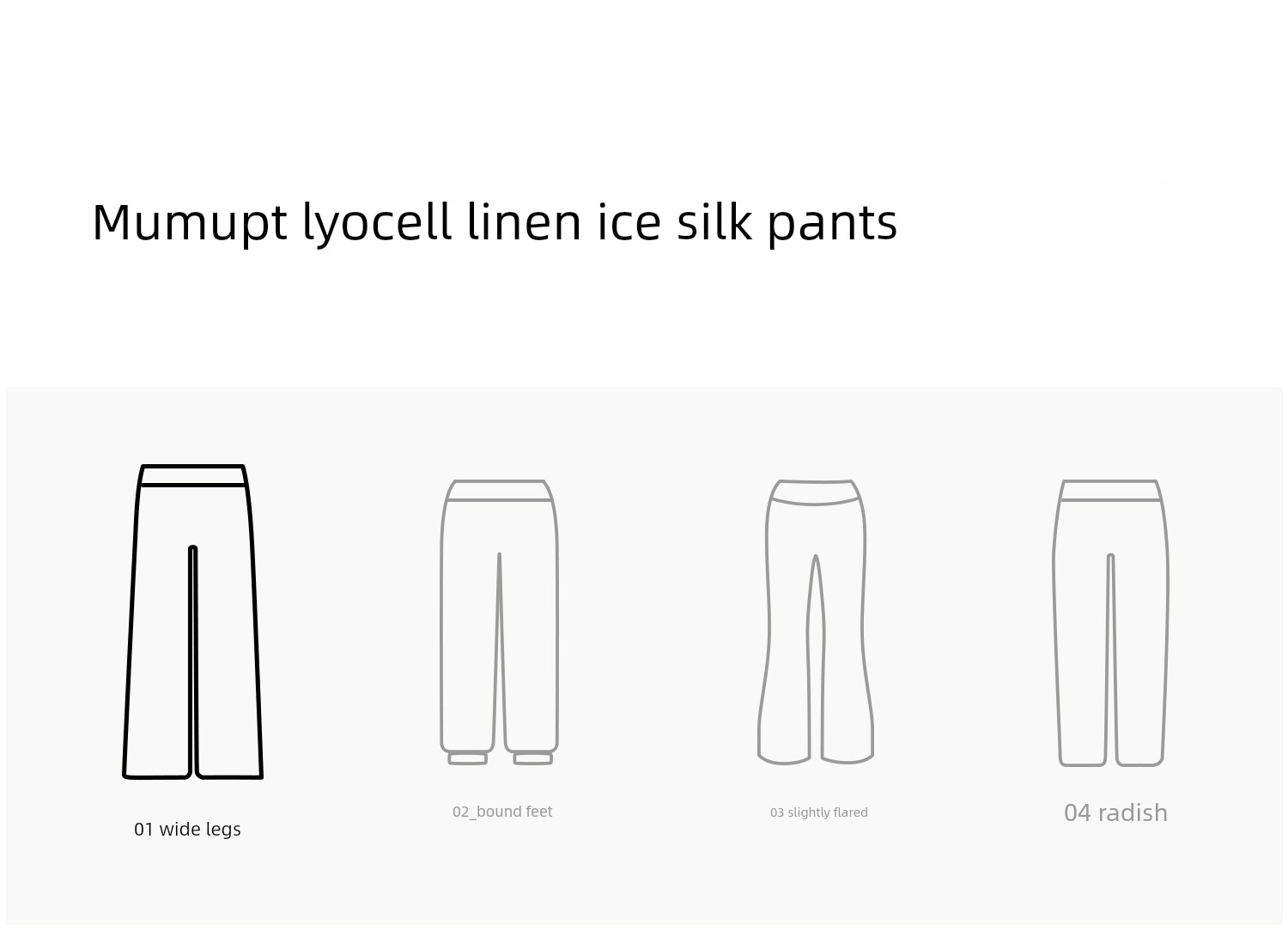 Maternity Premium Wide-Leg Pants Summer Thin Lyocell Cool Linen Casual Pants Ice Silk Draped Maternity Trousers — 2