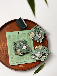 Sanxingdui Cultural Creative Chengdu Panda Refridgerator Magnets Flower Bronze Mask Face Changing Base around Authentic 
