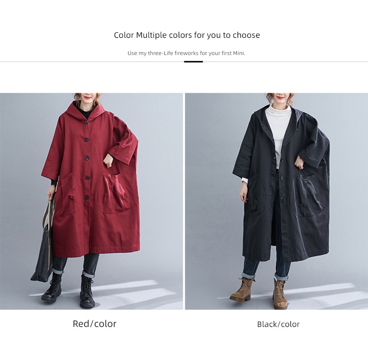 Autumn and winter easy leisure time temperament Over the knee have more cash than can be accounted for Windbreaker