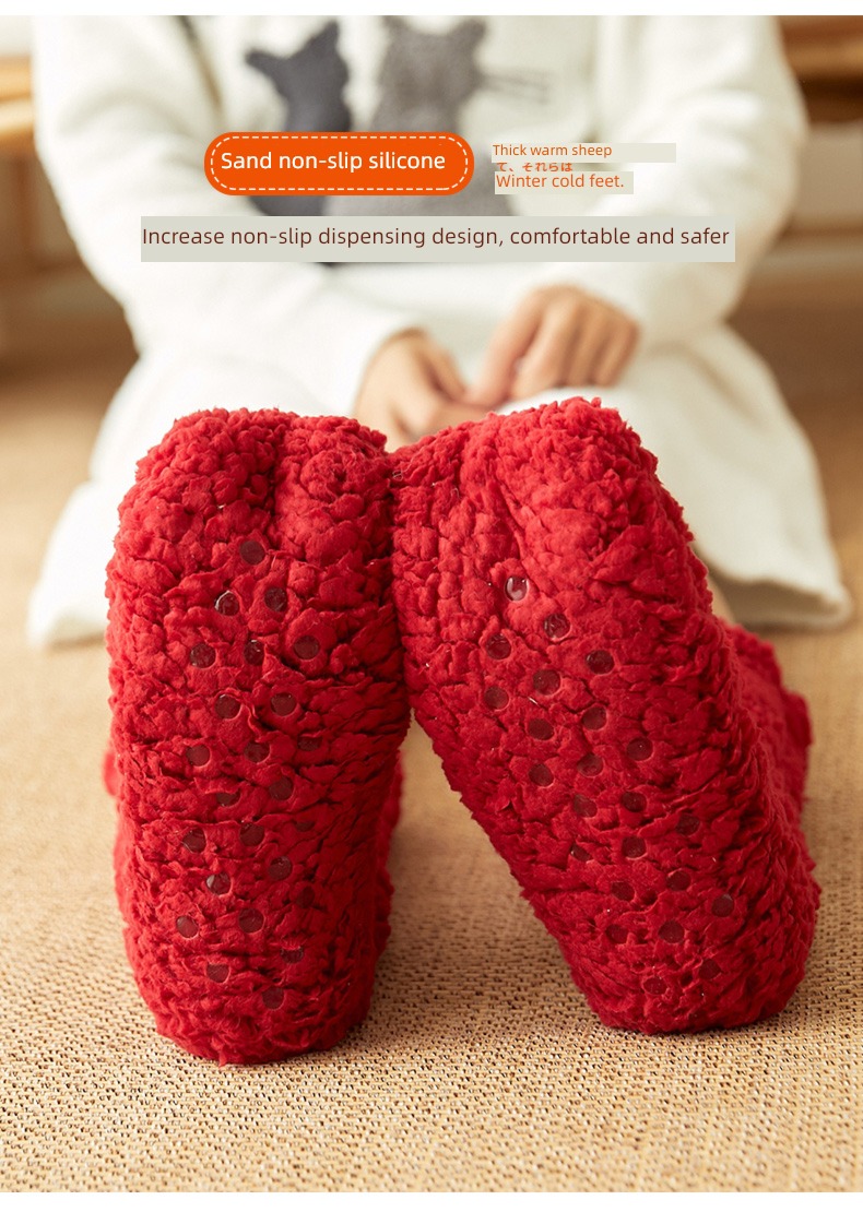lovely Home adult sleep keep warm postpartum Floor socks