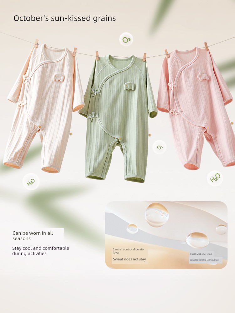 [119 Yuan/Choose Any 3 Items] October Crystal Four Seasons Baby Clothes Romper Baby Jumpsuit Baby Clothes — 4