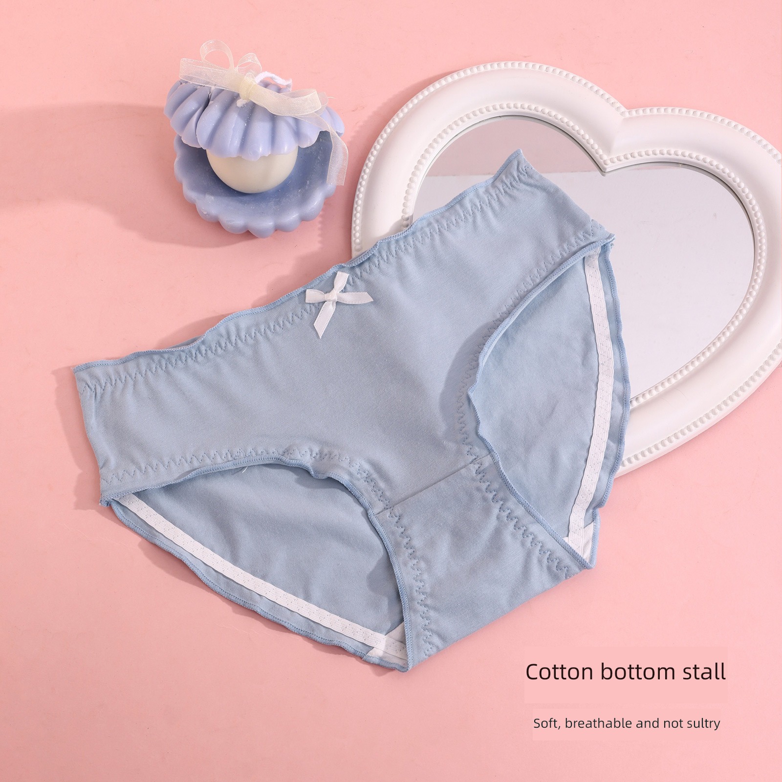 6RBI Buttocks No trace comfortable Spring and summer student underpants