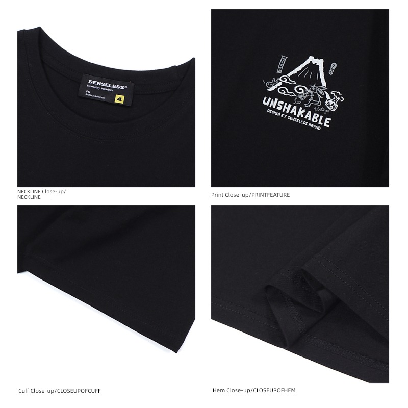 Wukong has goods lovers leisure time printing Short sleeve T-shirt