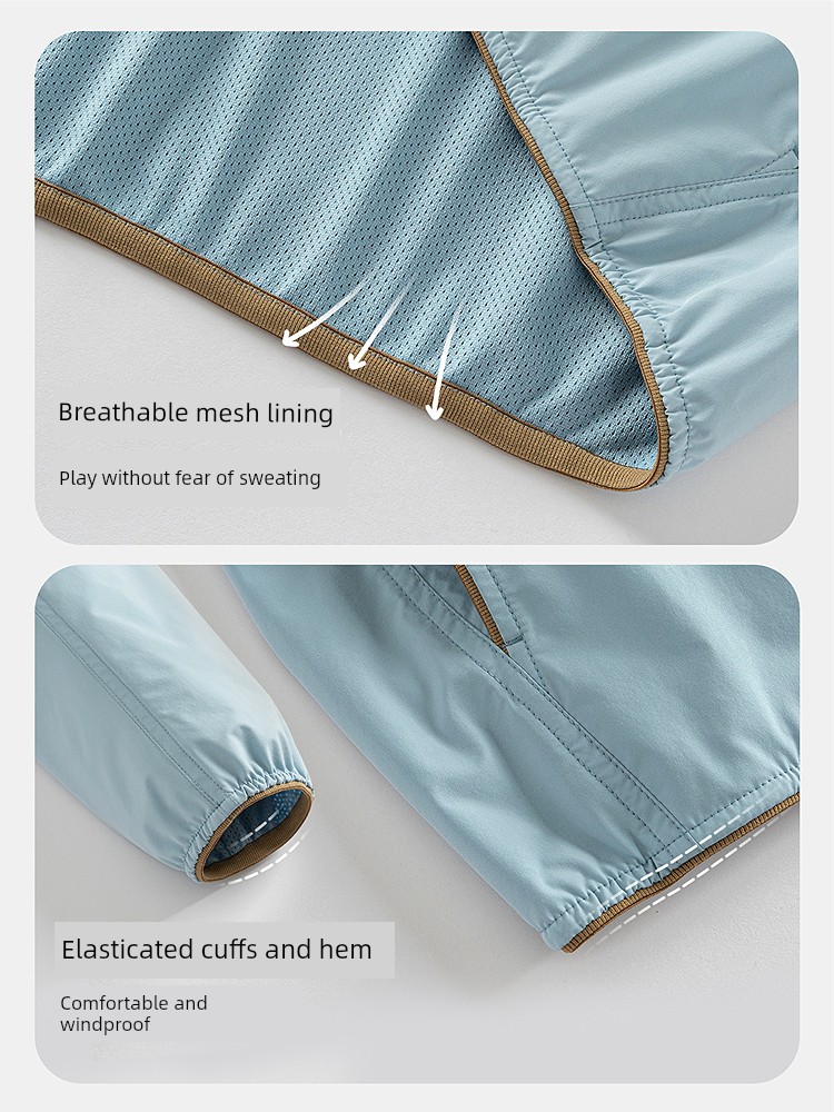 [Soft Leather] Mini Bala Children's Water-Repellent Protective Jacket for Boys and Girls, Class a Outdoor Top, Fall 2026 — 5