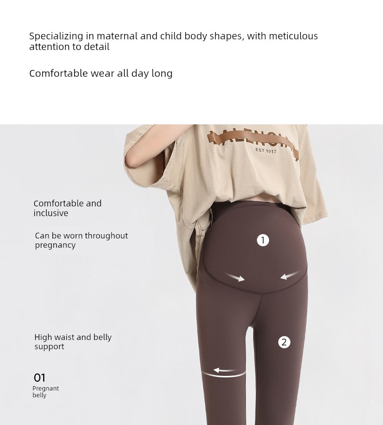 Unisunny Outwear Sports Autumn and Winter Pregnant Women's Pants — 5