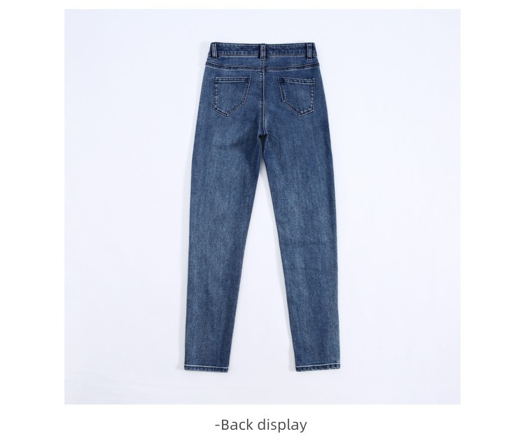 jeanswest  winter Thick style Micro bullet Tight fitting Jeans