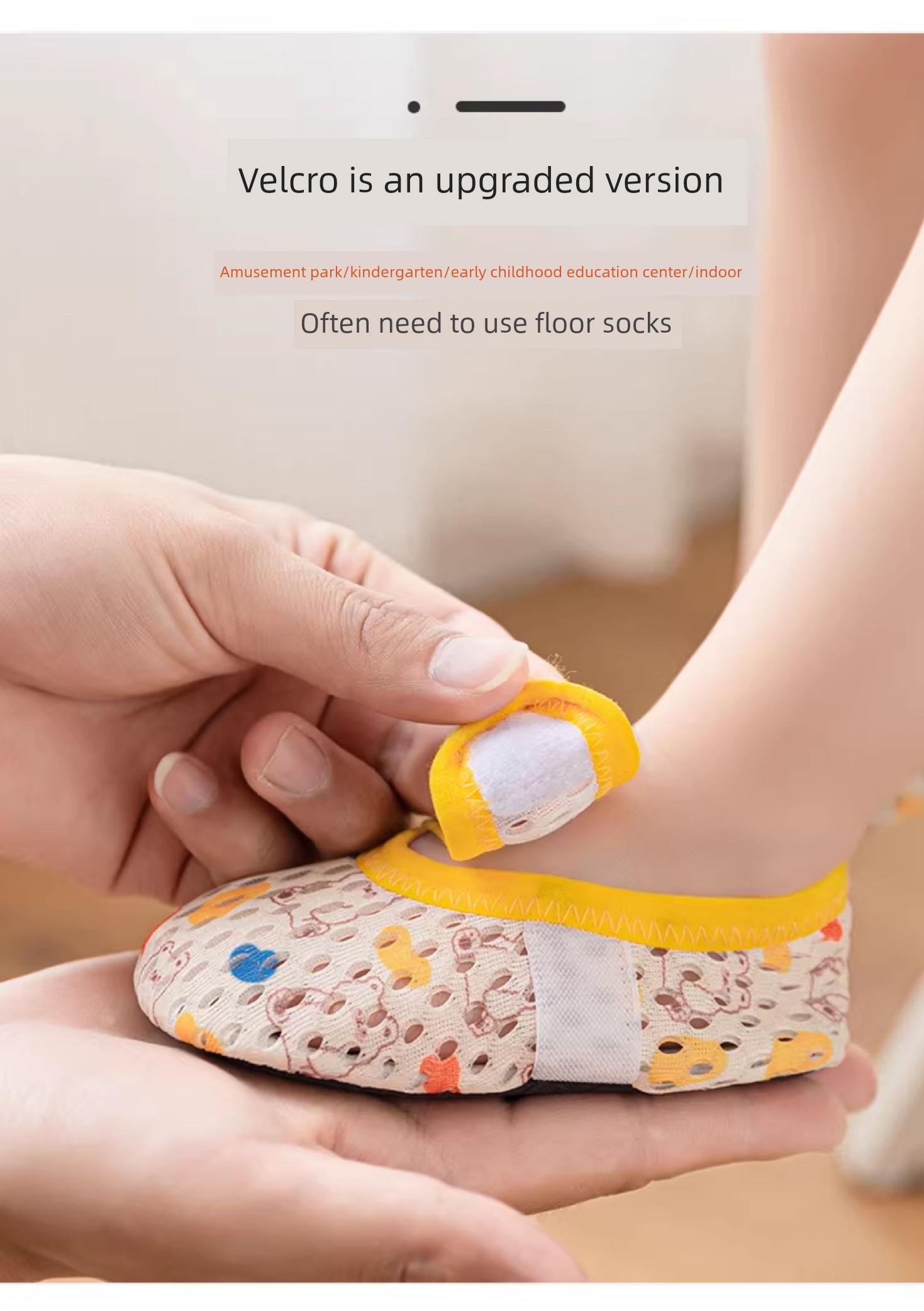 Baby Shoes and Socks Summer Thin Mesh Anti-Drop Indoor Non-Slip Sole Cool-Proof Soft Bottom Kids Toddler Baby Floor Shoes — 8