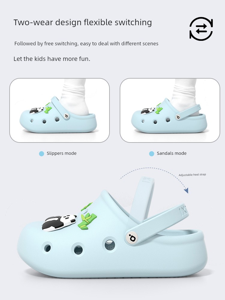 Puxi 2026 Clogs for Children, Boys and Girls, Summer Thick-Soled Height-Increasing Slippers with a Soft, Non-Slip Feel, Suitable for Outdoor and Beach Wear — 5