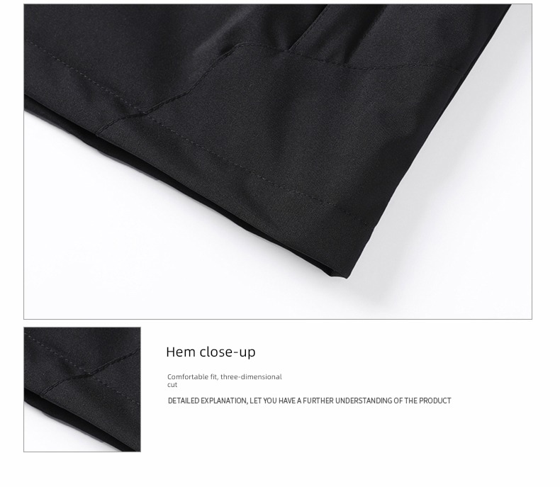 Romon autumn Hooded motion leisure time man loose coat