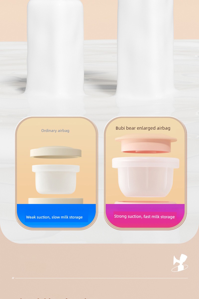 [Same Style with TikTok] Cloth Bichon Electric Breast Pump Breast Milk Smart Massage Portable Integrated Mute Milking — 26