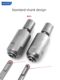 Electric wrench rotating electric hammer impact drill conversion head square handle round handle two groove drilling wall drilling multifunctional joint