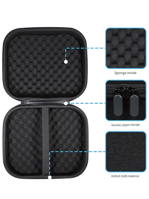 虎炳适用SENNHEISER森海塞尔耳机收纳盒头戴式HD820耳机包抗压hd800收纳包防摔hd700耳机盒HD800S保护袋便携