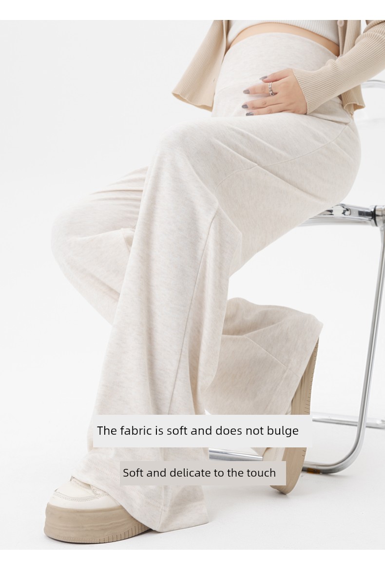 Maternity Pants for Spring, Autumn, and Winter, Straight Wide-Leg Pants, Loose and Casual, Do Not Squeeze the Belly, Fall Pants That Do Not Slip down — 16