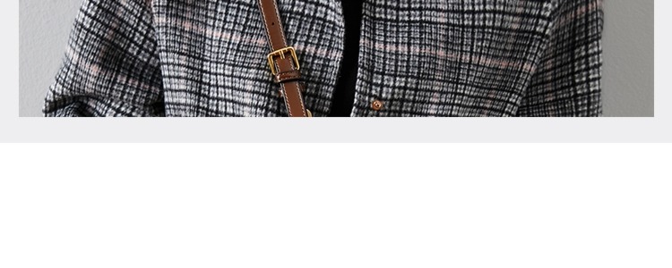Little fragrance Early autumn have cash less than that is registered in the accounts Retro Woollen overcoat