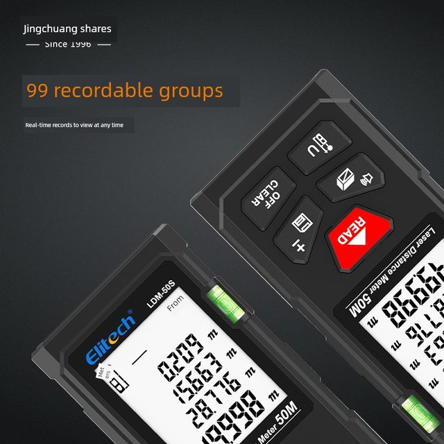 Jingchuang LDM-50 laser rangefinder infrared measuring instrument infrared handheld room measuring instrument rangefinder