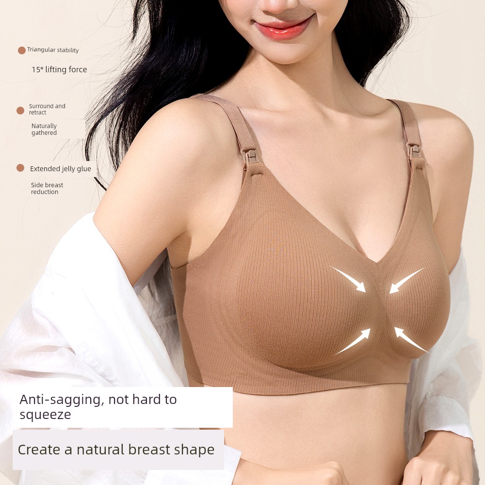 [Clearance] October Queen Nursing Bra for Pregnancy and Postpartum, Specialized for Breastfeeding, Anti-Sagging Maternity Bra — 3
