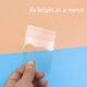 Self-sealing bag thickened self-adhesive bag animation round badge millet transparent storage protection bag protective cover