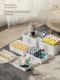 Home Cabinet Storage Basket Living Room Snacks Toys Plastic Storage Box Kitchen Large Desktop Storage Basket