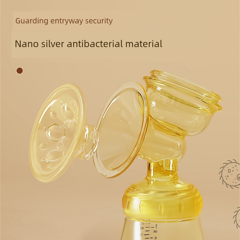 [Same Style with TikTok] Cloth Bichon Electric Breast Pump Breast Milk Smart Massage Portable Integrated Mute Milking — 2