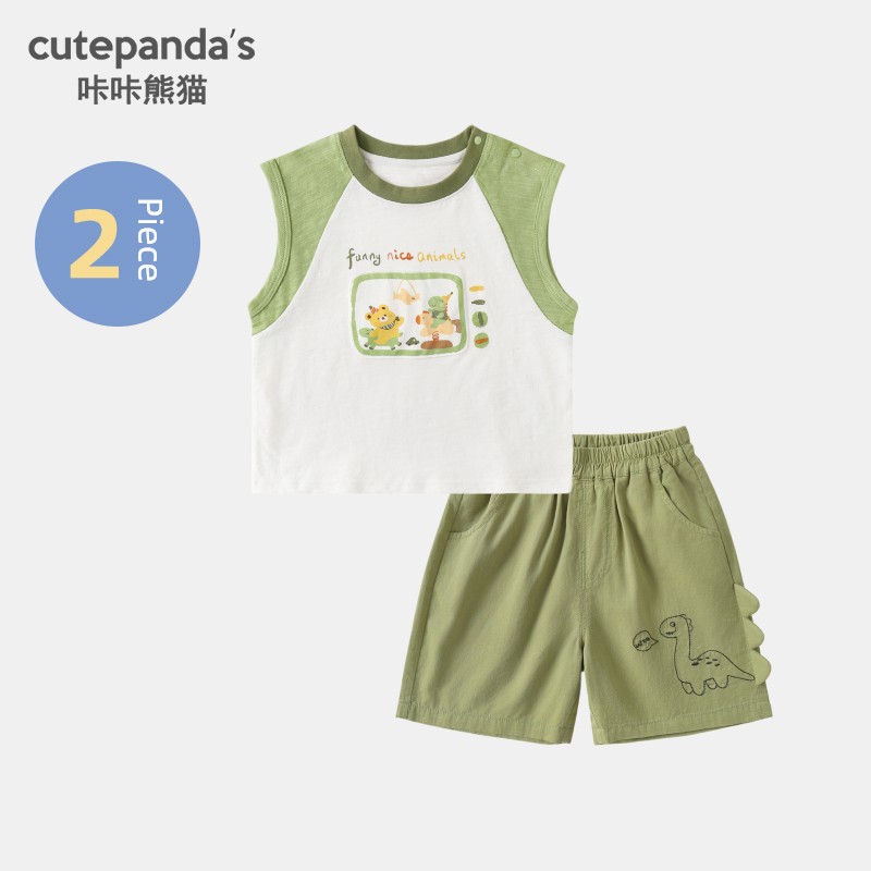 Baby Vest Boys Casual Sleeveless T-Shirt Summer Clothing Girls Baby Clothes Short-Sleeved Kidsren's Summer Thin Tops — 7