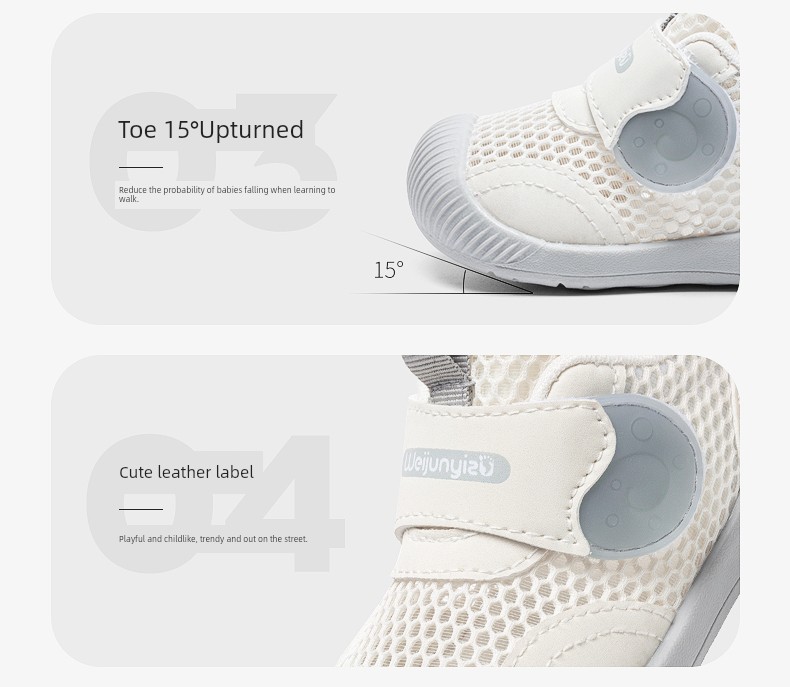 Toddler Shoes for Boys, Summer Style Baby Shoes, Soft-Soled Functional Boys' Shoes, 1 to 2-3 Years Old Girls' Sandals — 11