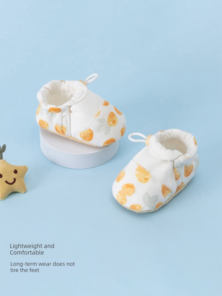 Beitais Infant Foot Covers, New Spring and Autumn Style Newborn Shoes, Soft-Soled Indoor Walking Shoes for Small Infants, Size S — 2