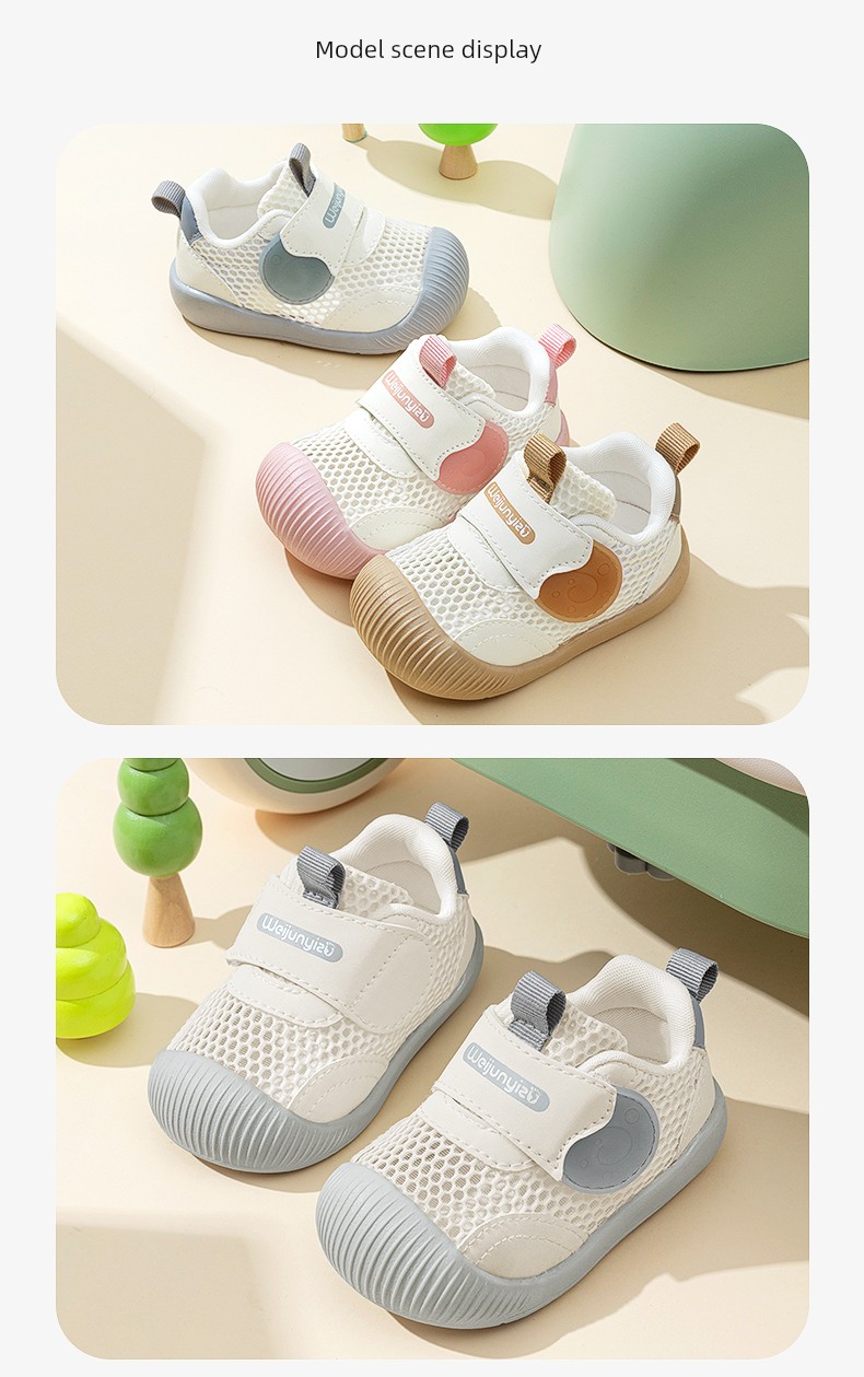 Toddler Shoes for Boys, Summer Style Baby Shoes, Soft-Soled Functional Boys' Shoes, 1 to 2-3 Years Old Girls' Sandals — 12