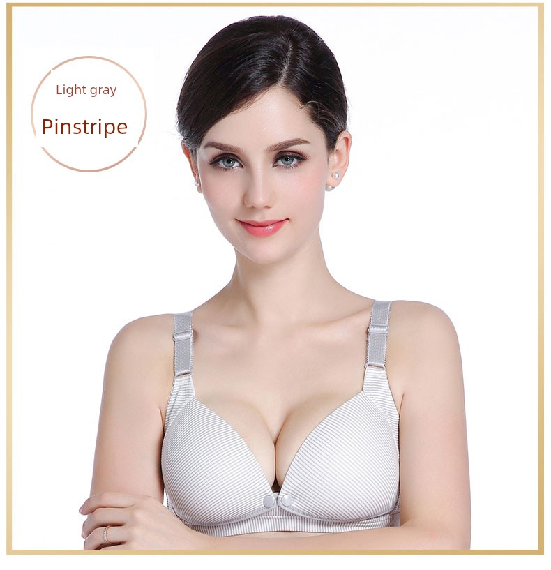 Breastfeeding Intimates Pregnant Women Push up Bras Push-up Postpartum Feeding Pure Cotton Exclusive for Pregnancy Bra Autumn and Winter Thin — 27