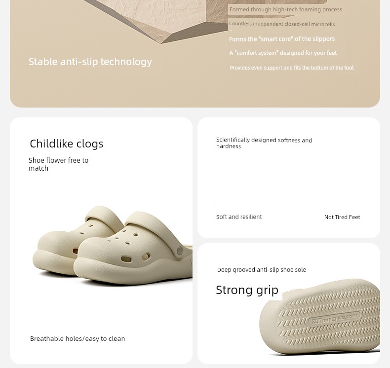 Puxi Yunmengze Children's Outdoor Non-Slip Slippers for Girls, Fashionable Closed-Toe Beach Clogs for Boys, Quick-Drying Water Shoes — 7