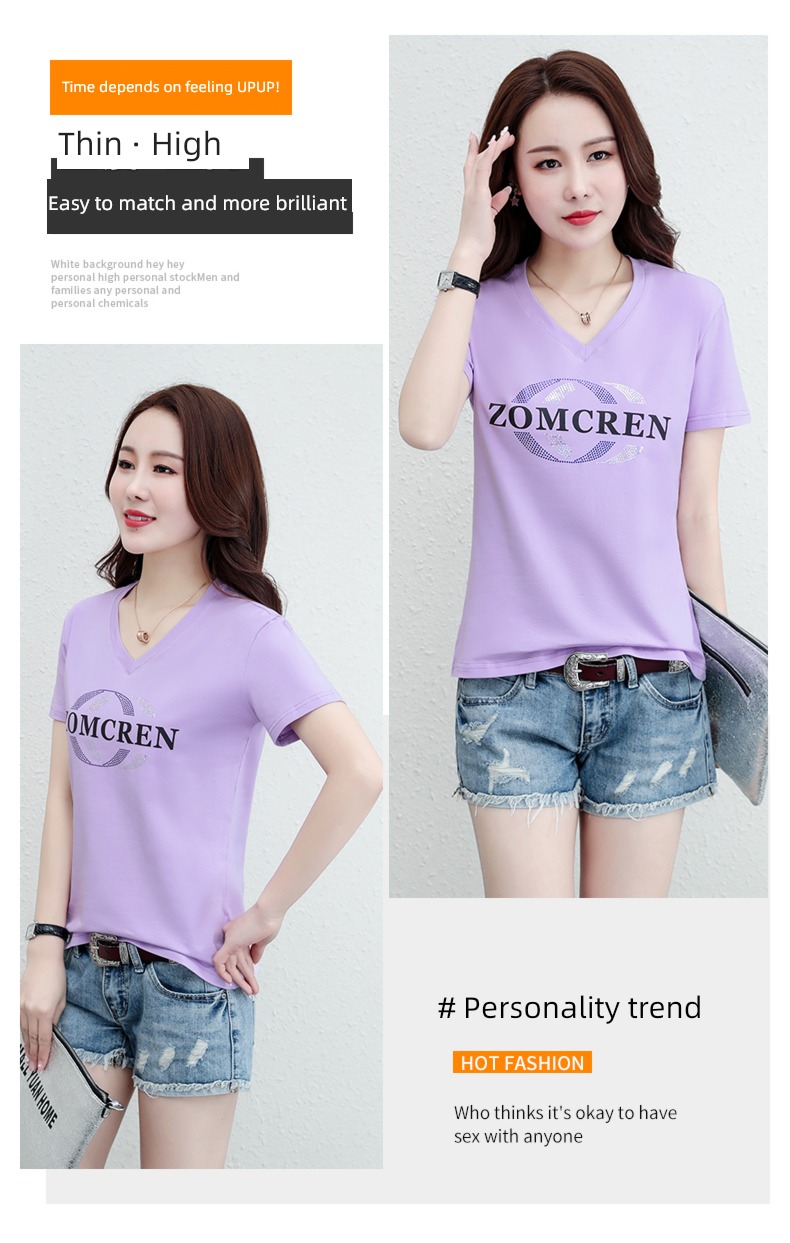 ma'am easy pure cotton black jacket Short sleeve T-shirt