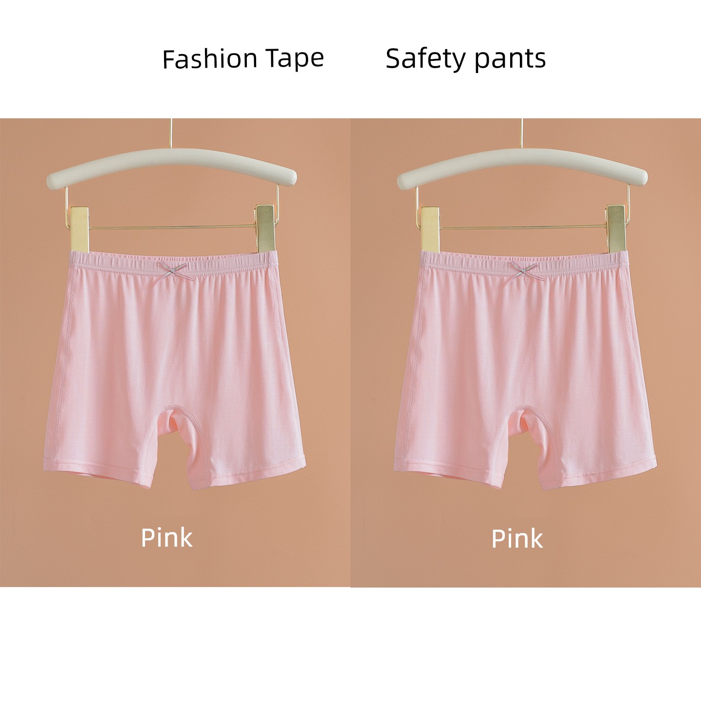 Girl Safety Panties Two-in-One Summer Modal Thin Boneless Short Shorts Kids Safety Pants Youth — 5