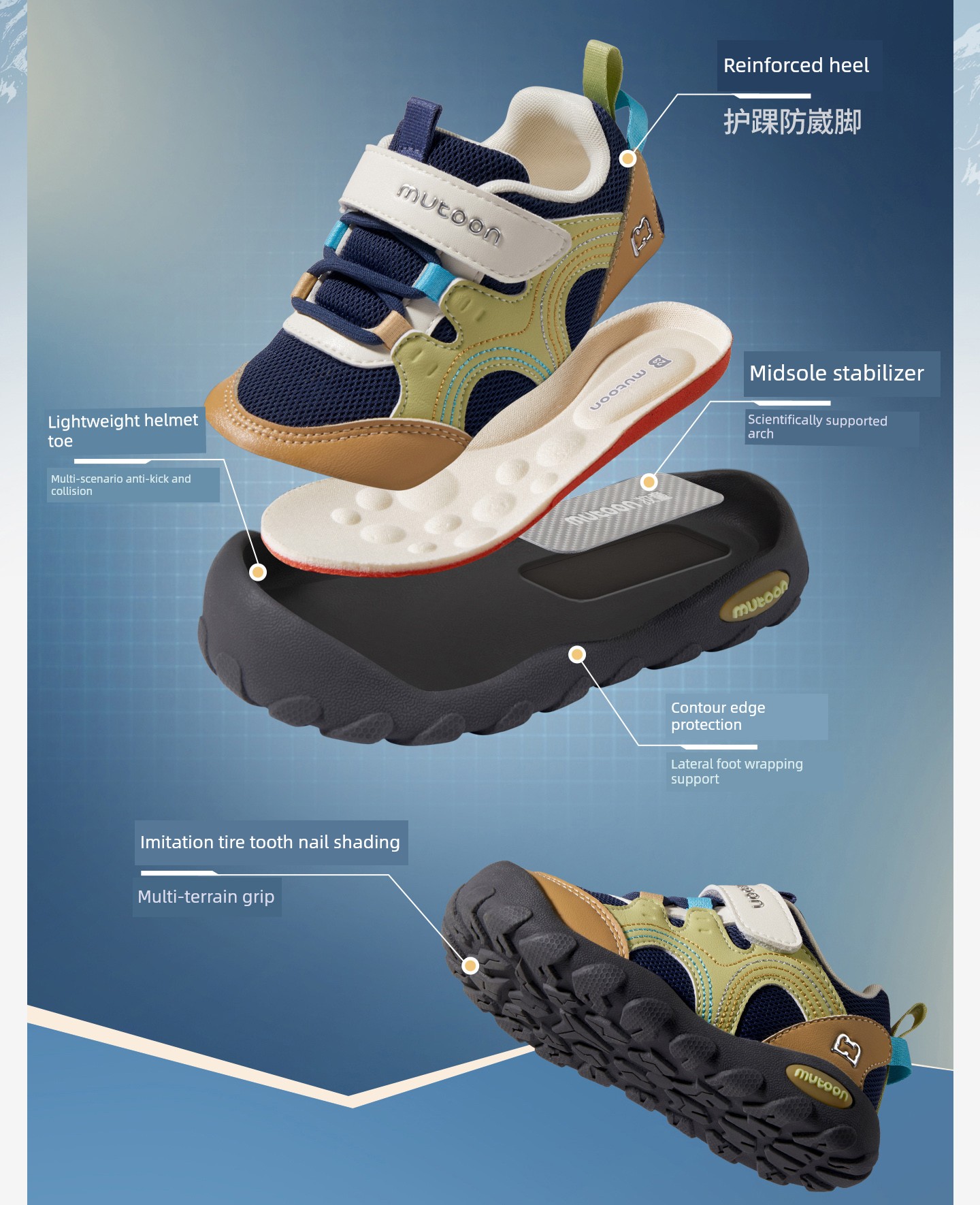 Children's Shoes for Boys, Sports Shoes, 2026 Autumn New Hiking Shoes, Lightweight Outdoor Trekking Shoes for Girls — 5
