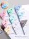 Zhiyuan triangle folder folder corner folder multi-function storage and sorting data clip pull rod transparent test paper folder stationery paper clip book clip bill clip long tail clip hand account clip