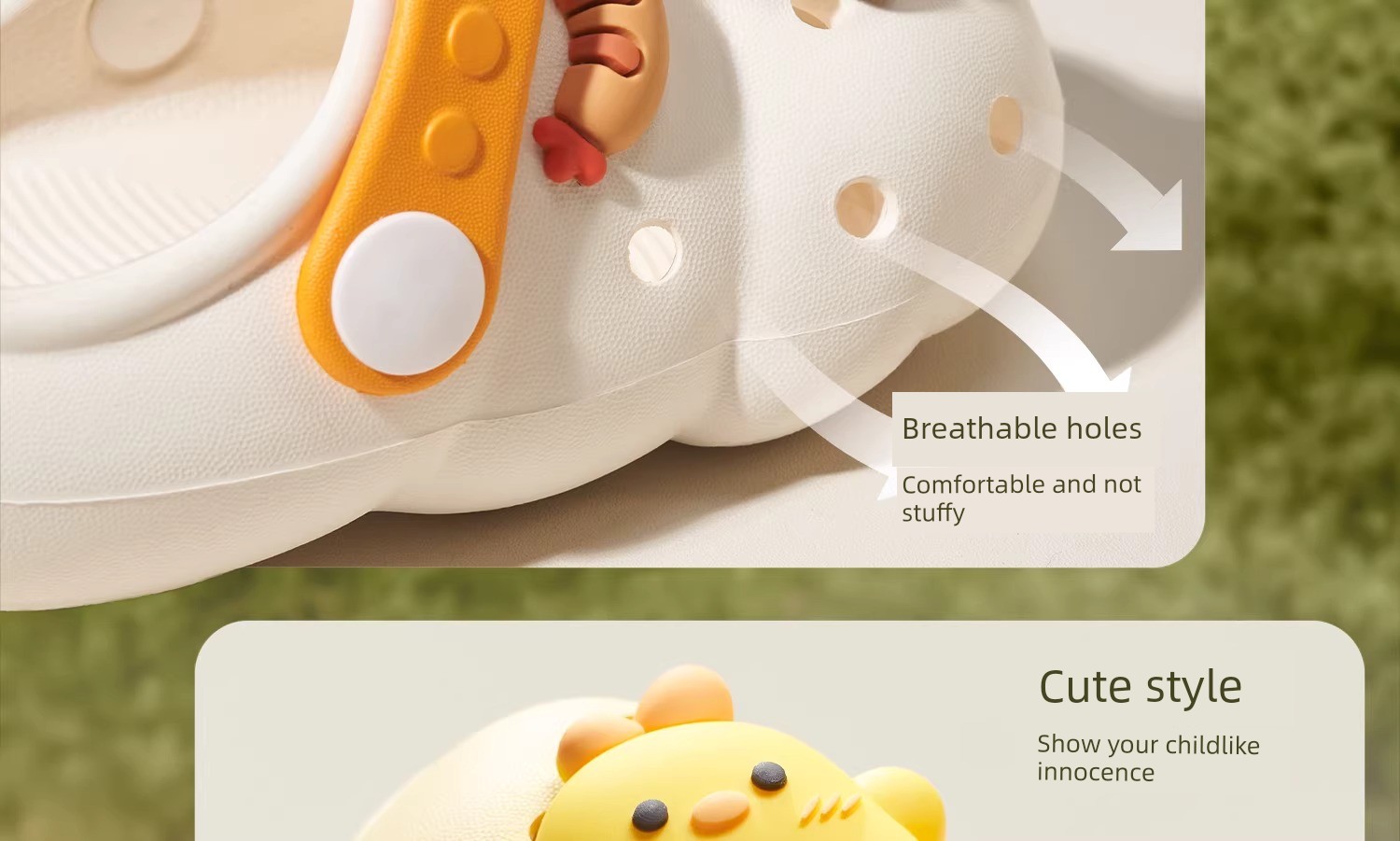 Kechao Children's Baby Clogs for Boys and Girls, Summer Closed-Toe Sandals, Indoor Bath Slippers, Non-Slip for Infants and Toddlers — 34