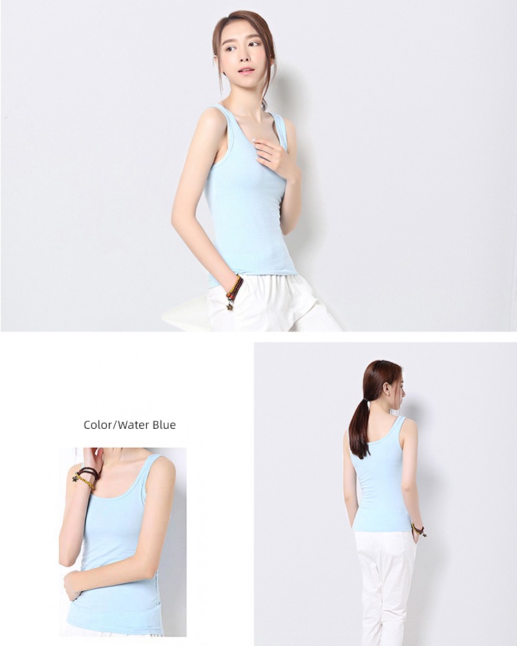 pure cotton black Korean leisure Autumn  camisole vest