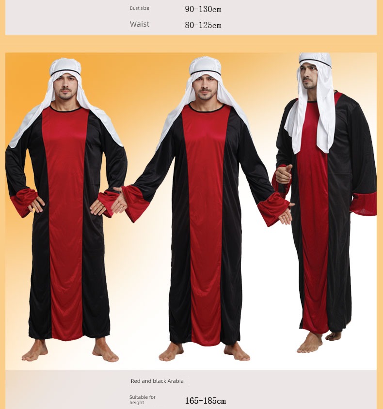 men and women Middle East Dubai robe shepherd Make up ball