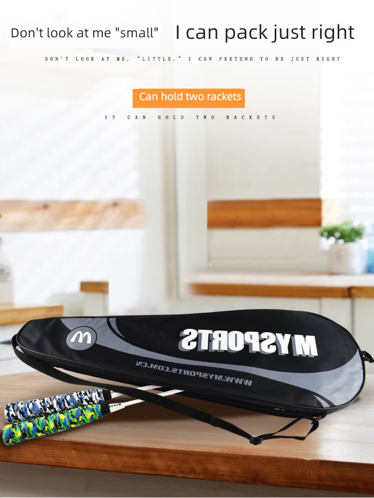 Badminton bag Racket cover male Pat bag 2 Only install Portable badminton Racket cover smart cover use female Bag Bagging cloth bag